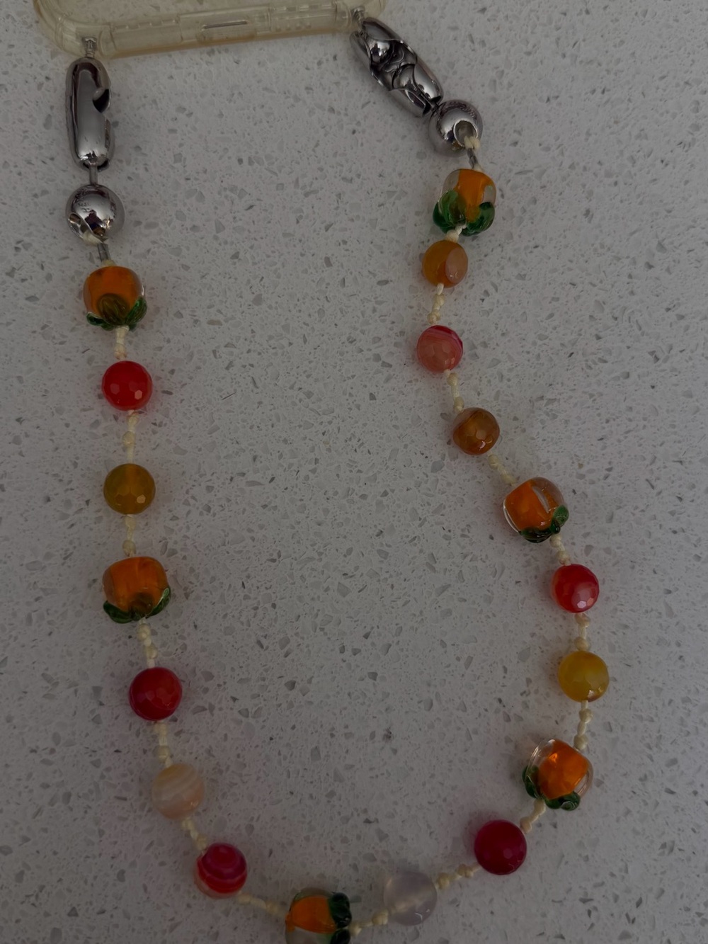 iPhone 11 Case with Beaded Phone Strap - Picture 3 of 4